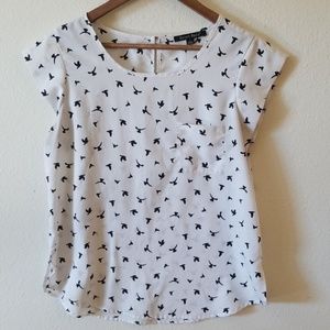 5/15$ Sheer bird shirt